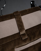 "CELINE" 1999-2003 low-rise flared stretch slacks