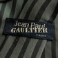 "JEAN PAUL GAULTIER" Stripe & watercolor women pattern neck tie