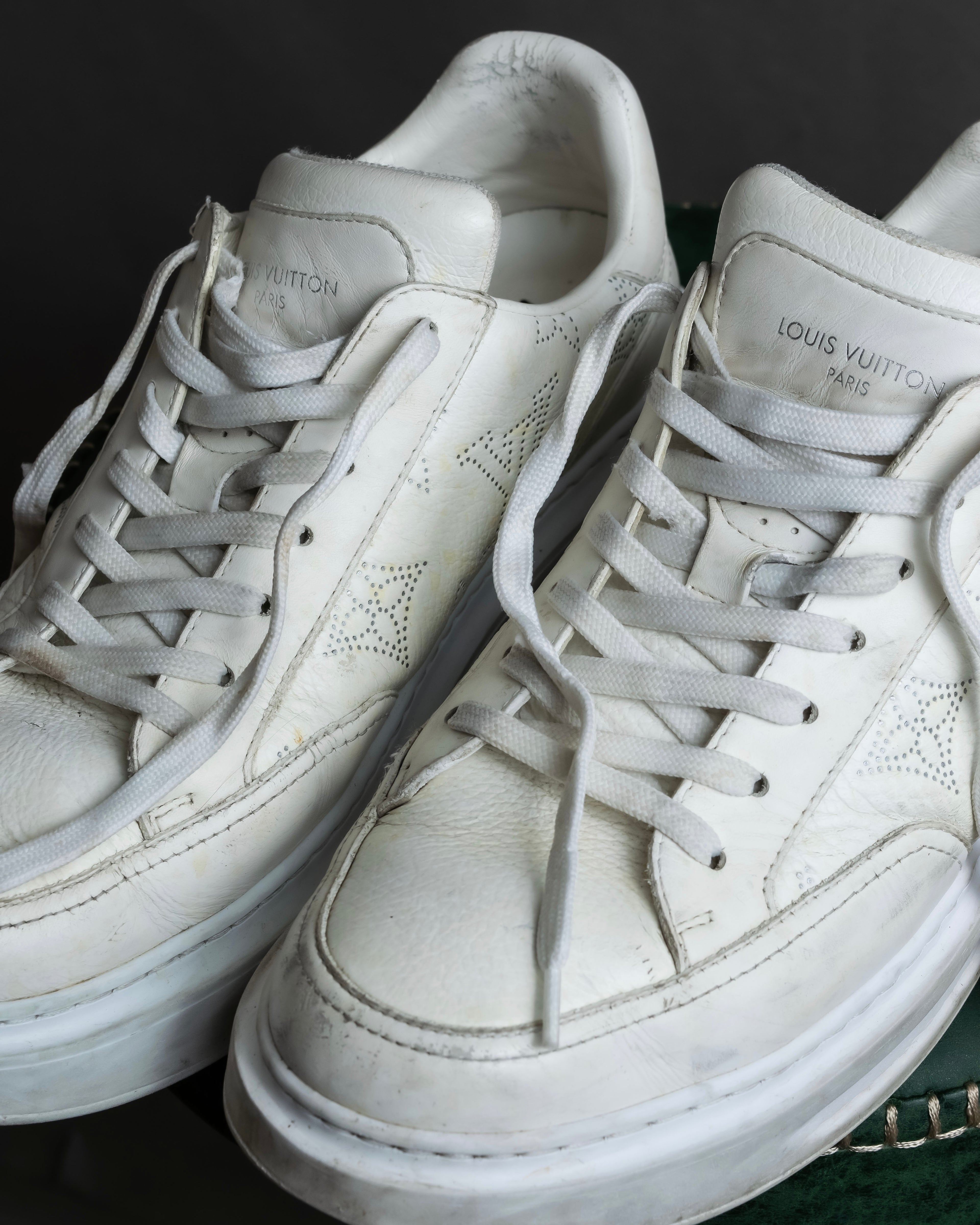 "LOUIS VUITTON" Monogrammed beverly hills line sneakers