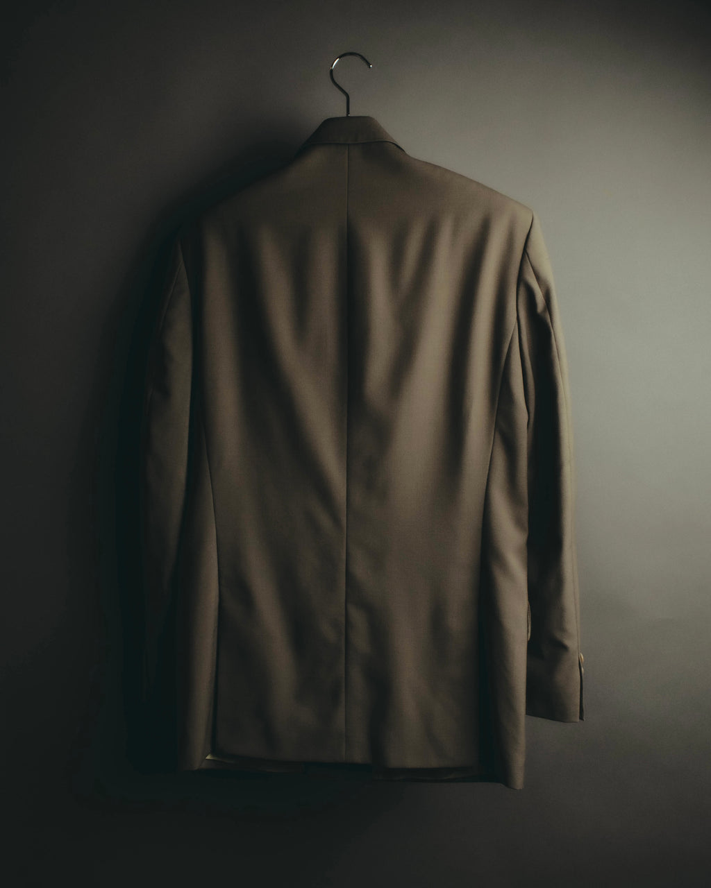 "Yves Saint Laurent pour homme" 80's-90's Structured double-breasted wool blazer