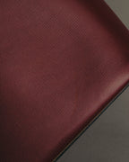 "Cartier" 80's-90's Bordeaux leather handbag