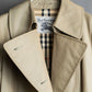 "BURBERRYS" Traditional belt design long length trench coat