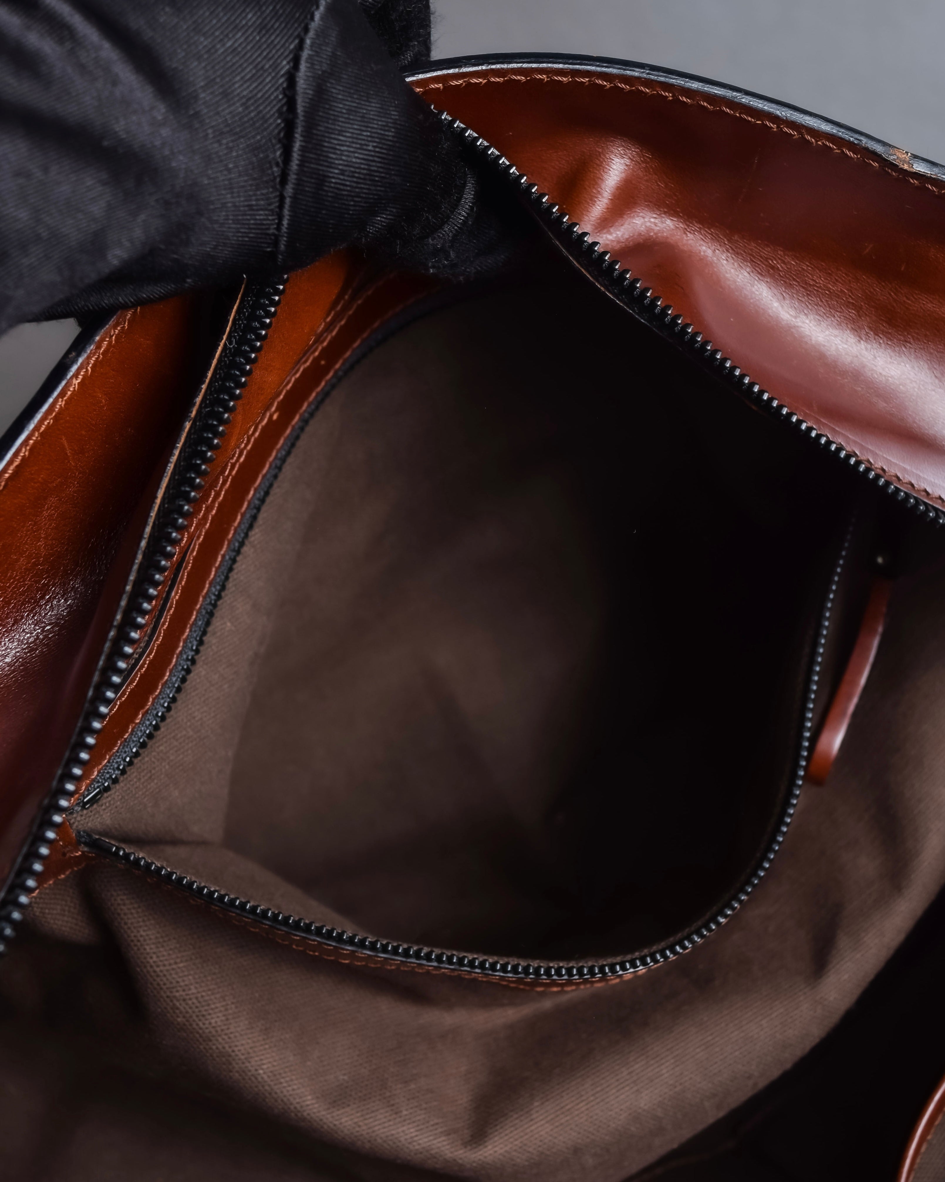 "BURBERRY" Harness detail check canvas leather bag
