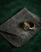 "GUCCI" 90’s-00’s Horsebit scarf ring