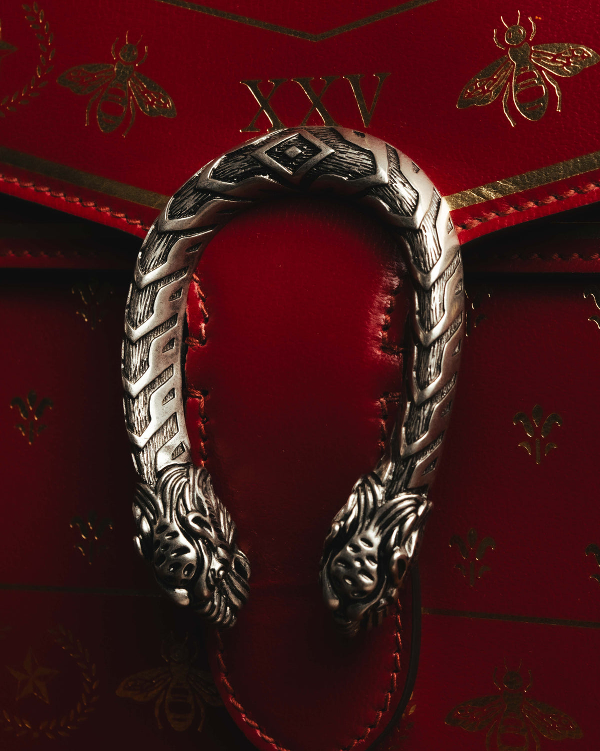 -SPECIAL- "GUCCI" 2010's-20's Collectible gucci garden embellished leather dionysus chain shoulder bag