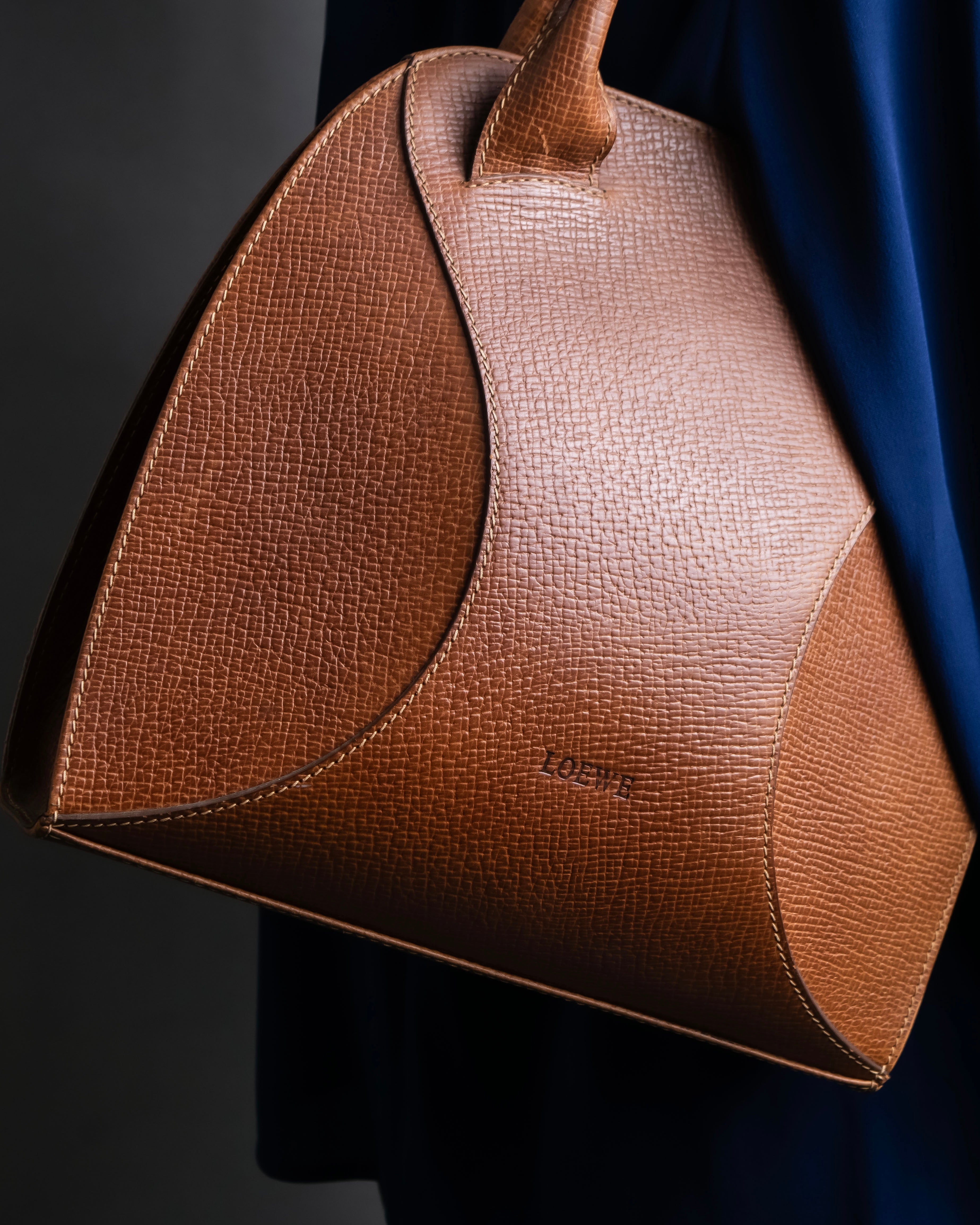 "LOEWE" Vintage texture tote bag