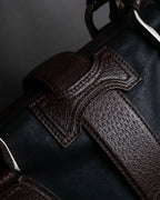 "BALENCIAGA" Circle lock design leather doctor bag