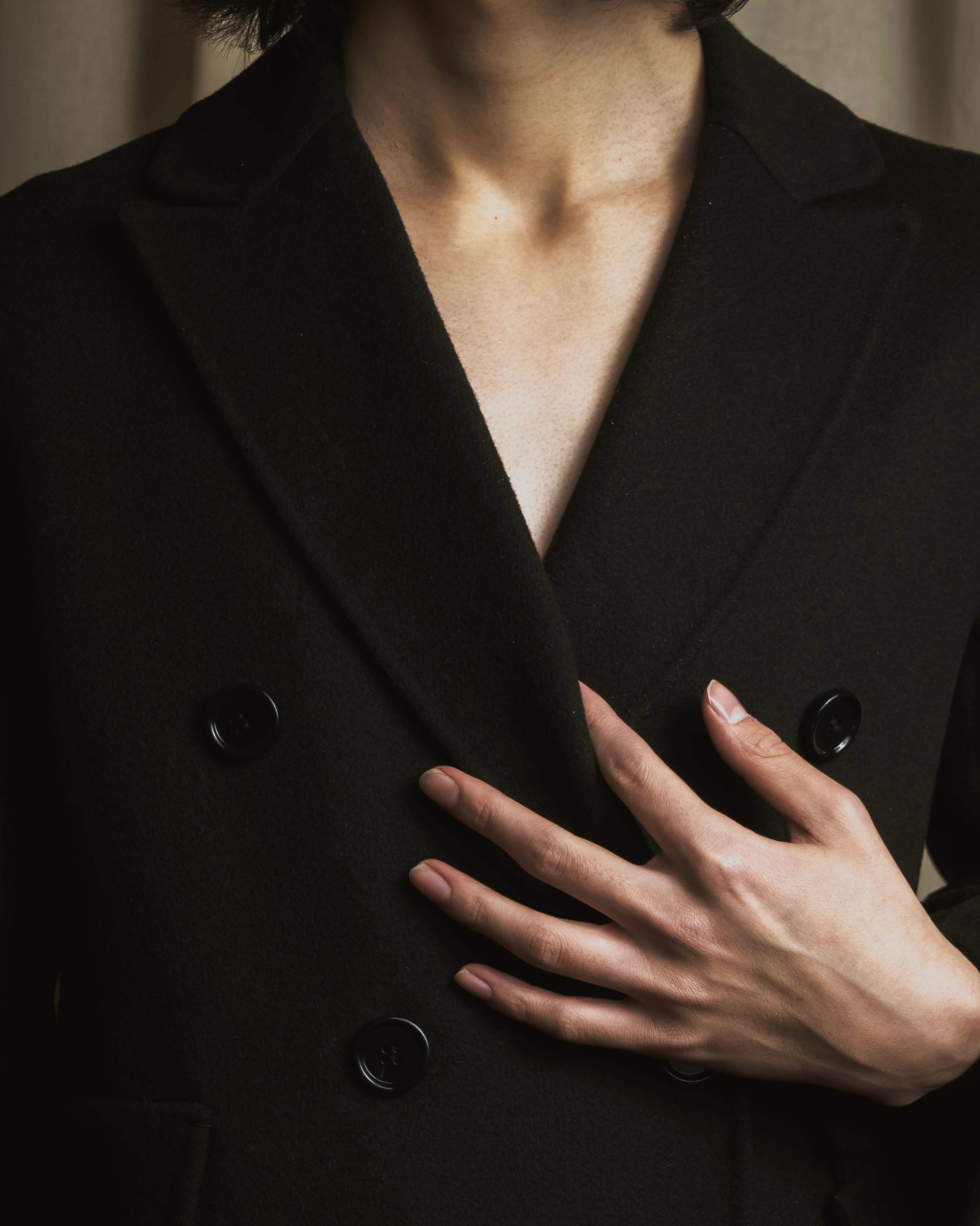 Abrigo largo estructurado de doble botonadura de Chester de S Max Mara 21AW