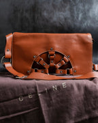 "CELINE" Ring harness design horizontal shoulder bag