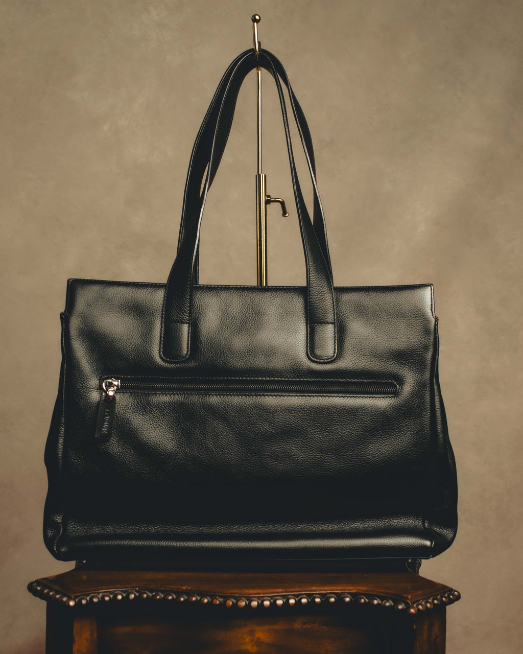 "LOEWE" 90's-00's Classic leather tote bag