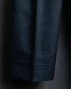 "CHANEL" 100% wool wide tapered slacks