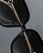 "GUCCI" Horsebit motif temple design big square frame sunglasses