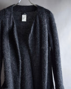 "Y's" 17AW Brushed wool super long knit cardigan