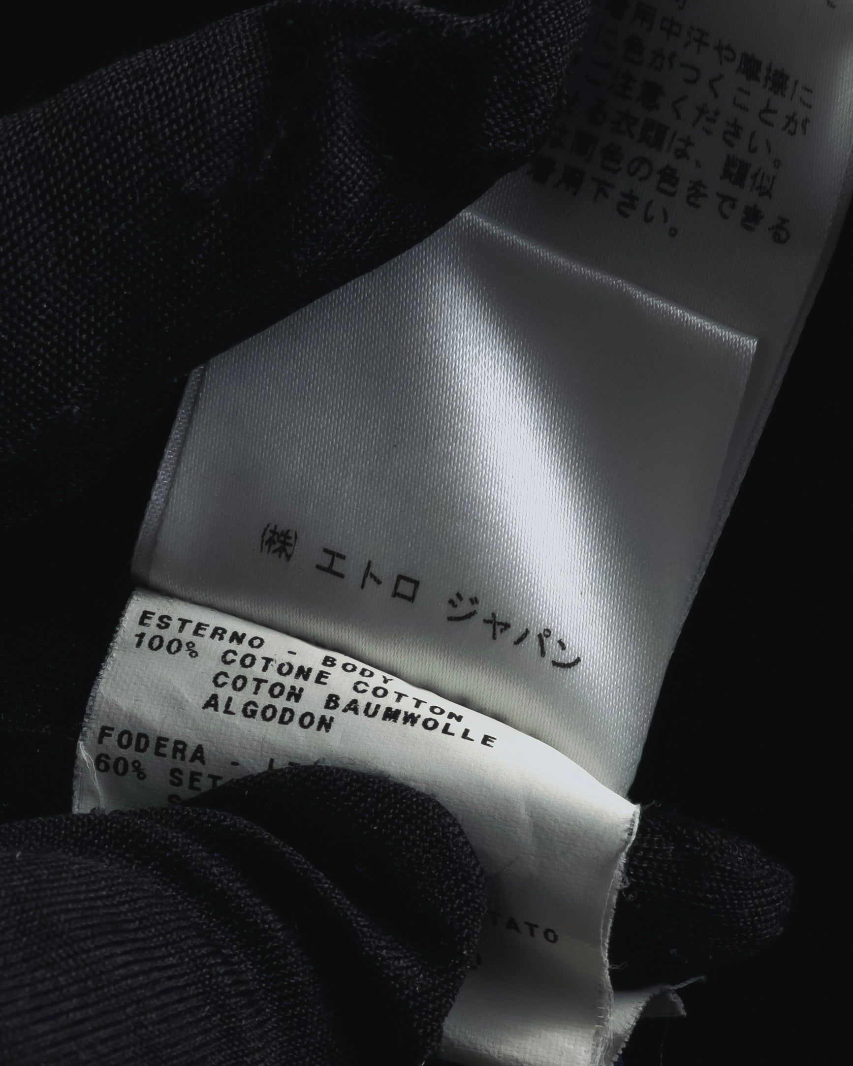 "ETRO" 08AW graphic-lined double-breasted coat