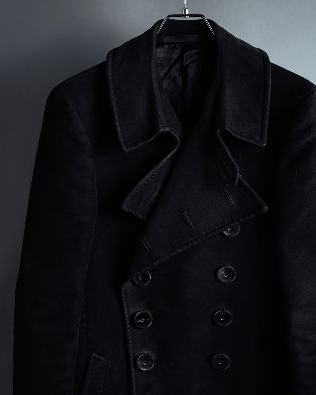 -SPECIAL- "GUCCI" 2007-2011's  High density cotton military detail mid-length coat