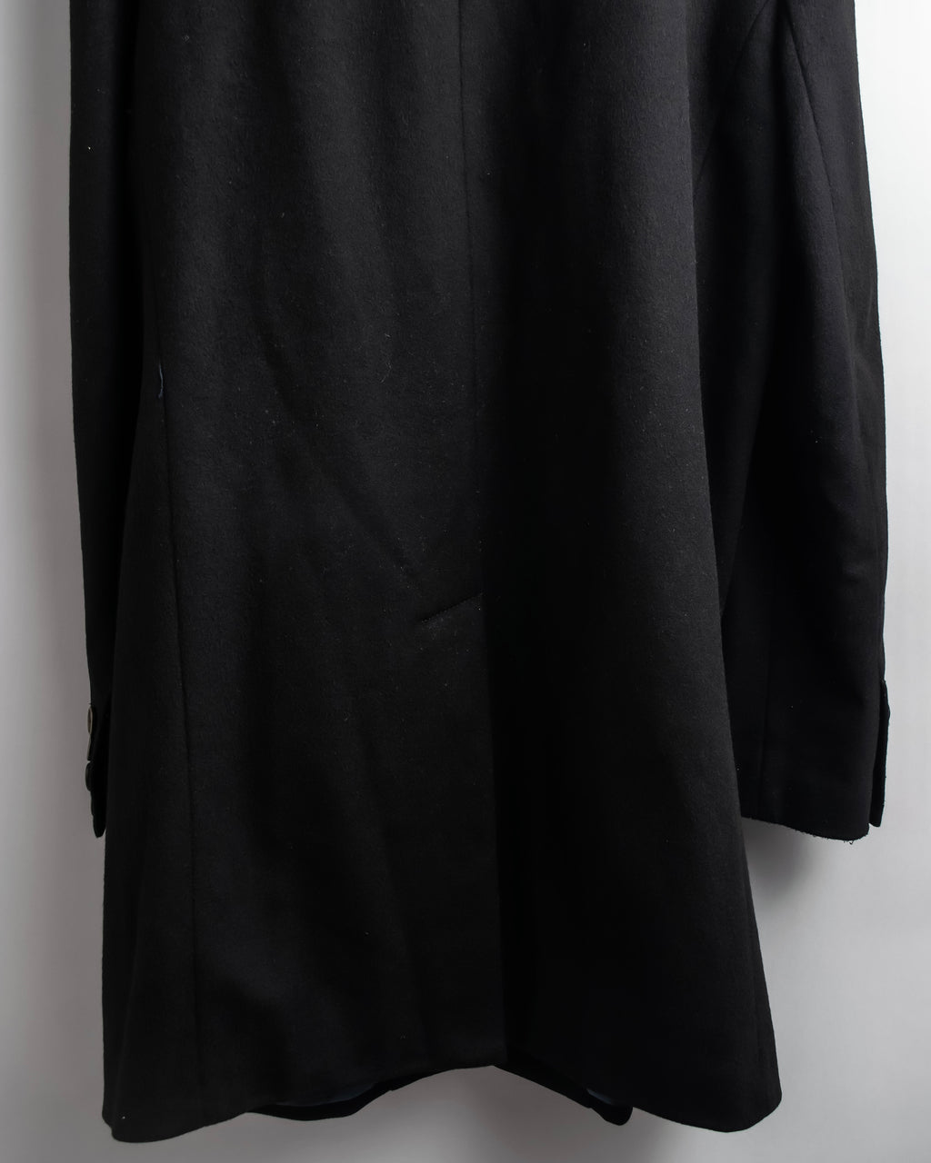 "ARMANI EXCHANGE" Sloth latch design stand color mid-length coat