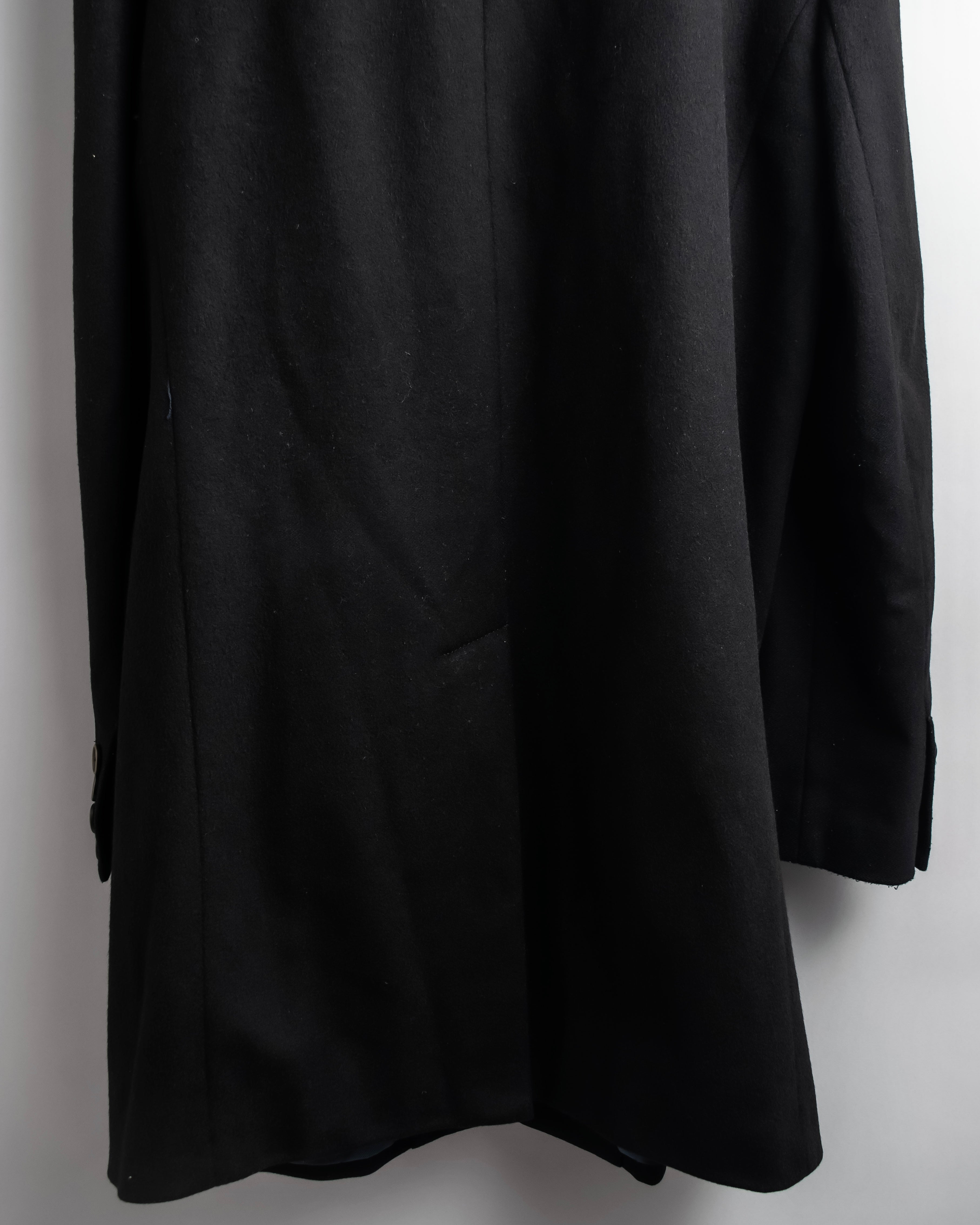 "ARMANI EXCHANGE" Sloth latch design stand color mid-length coat