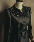 "CELINE" 00's Embellished silk coat