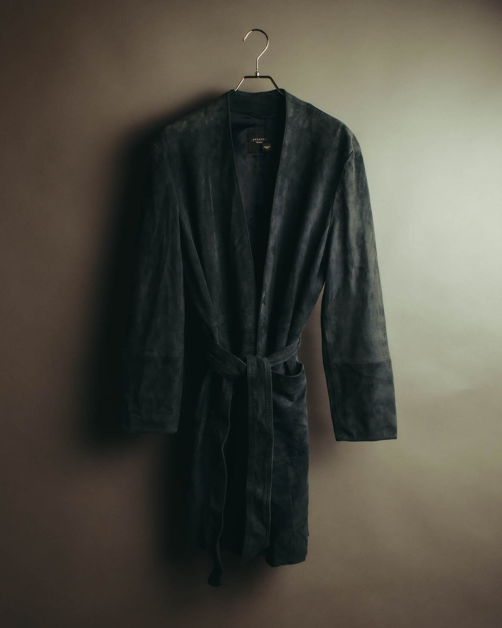 "WEEKEND Max Mara" 10's Soft suede goat leather robe coat