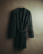 "WEEKEND Max Mara" 10's Soft suede goat leather robe coat