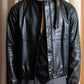 "PAUL SMITH" 100% sheep skin no collar leather jacket