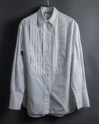 "CHANEL" 96's Spring collection tuck pleats shirt