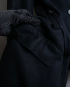 "MIU MIU" Crest brooch design belted trench coat