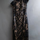 "TADASHI SHOJI" Lace docking sequin design sleeveless long dress