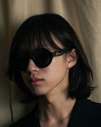 "LOEWE" Thick rim oval frame sunglasses