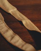 “COMME des GARÇONS HOMME”
80’s-90’s open-knit square-end necktie