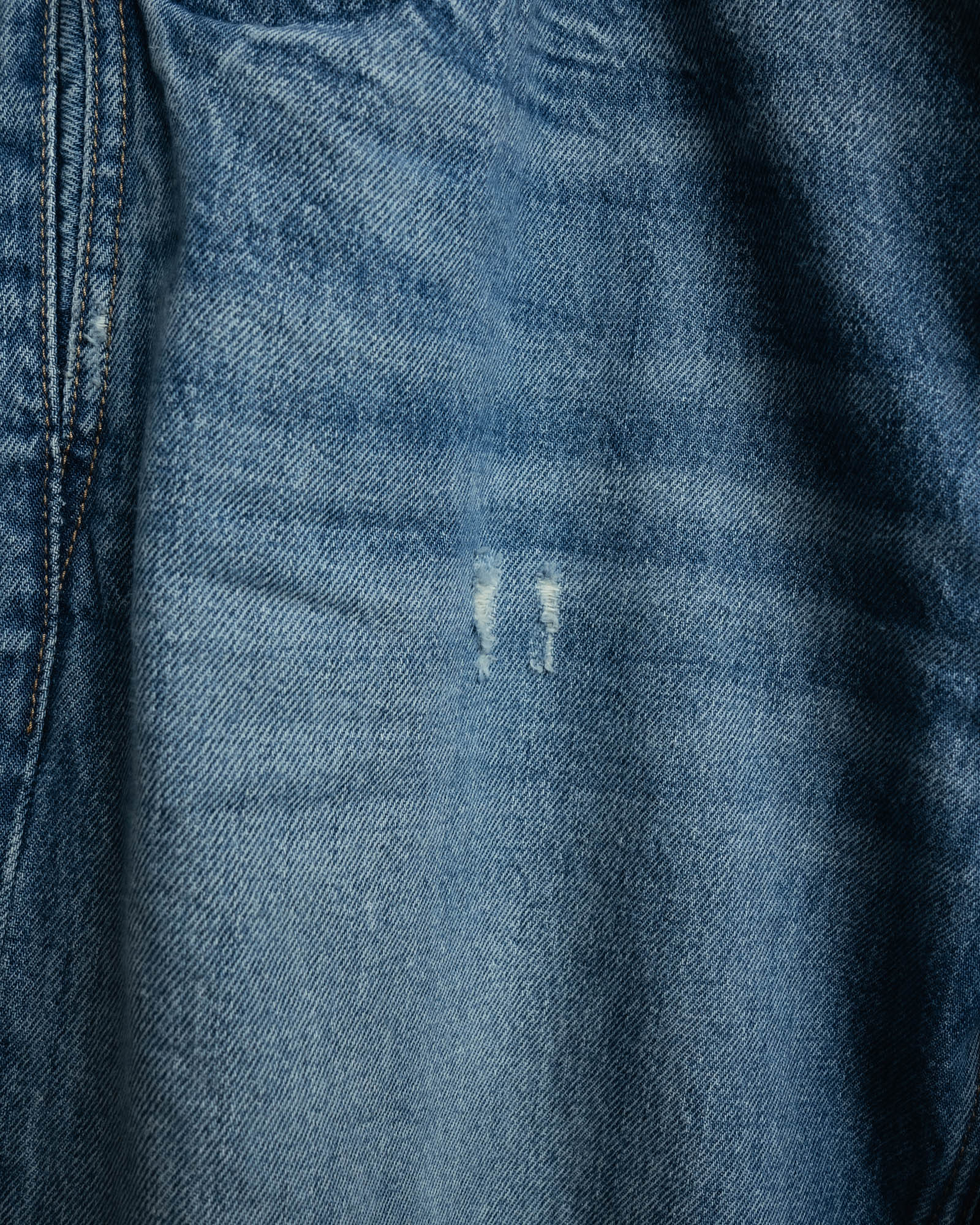 -SPECIAL- “SAINT LAURENT” 2023’s Long extreme baggy faded denim jeans
