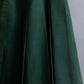 "PRADA" 100% silk pleated flared maxi skirt