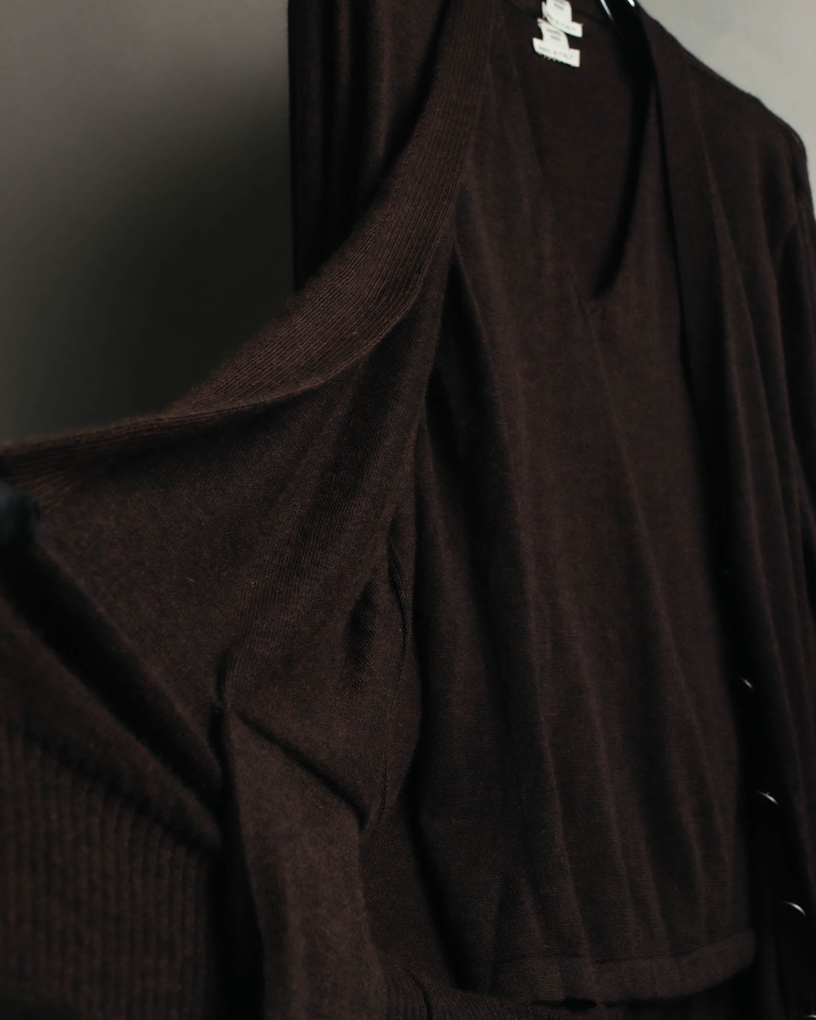 -SPECIAL- “HERMES” 00’s Cashmere cardigan and sleeveless knit twin set