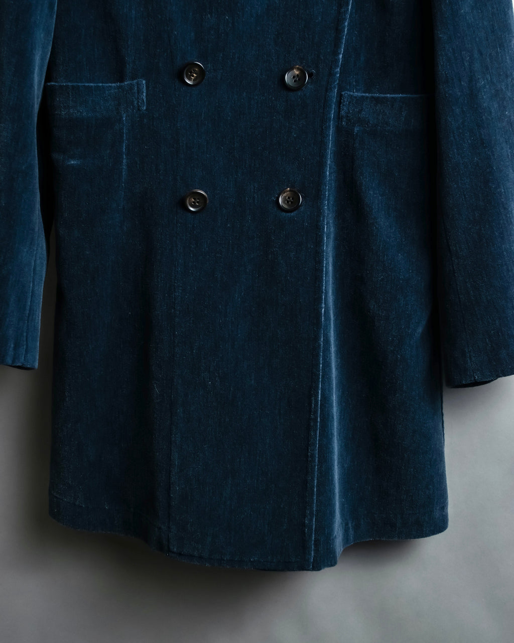 "Comme des garçons robe de chambre" Beautiful velour double half coat