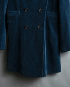 "Comme des garçons robe de chambre" Beautiful velour double half coat