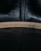 "Maison Martin Margiela" No. 11 Bella Pelle minimal design leather belt