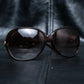 “GUCCI” GG heart motif butterfly shaped sunglasses