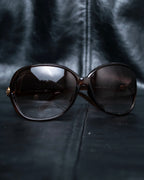 “GUCCI” GG heart motif butterfly shaped sunglasses