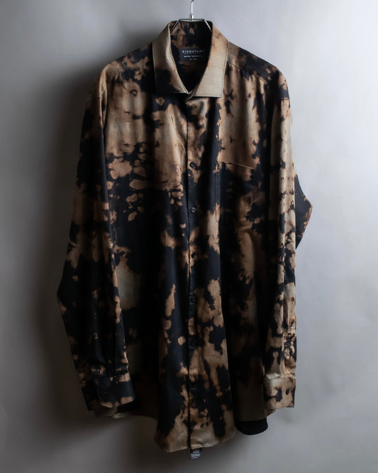 "Vintage tie-dye oversized shirt"