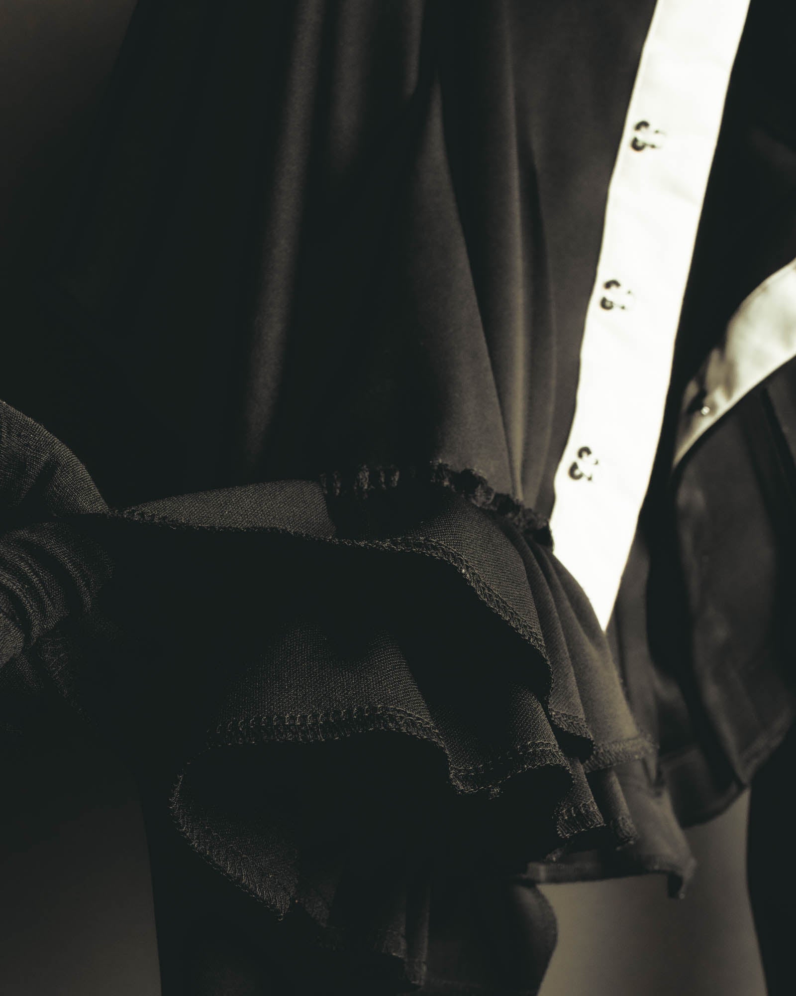 "COMME des GARÇONS" 00's Deconstructed nylon jacket
