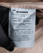 "JIL SANDER" Pink beige color spring coat