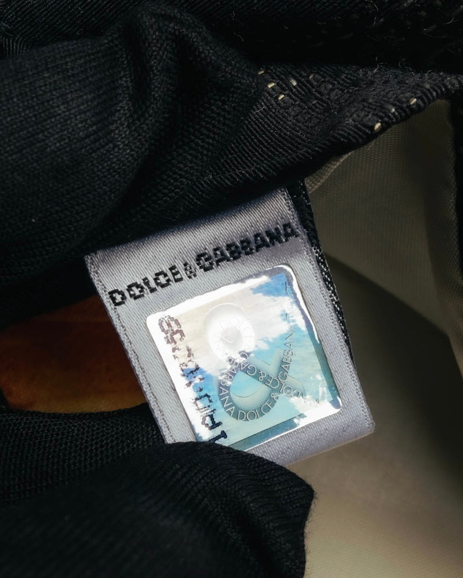 "Dolce & Gabbana" 00's-10's Silk wool scarf tie