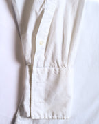 BROOKS BROTHERS/ Relax Fit Cotton French Cuff Shirt White