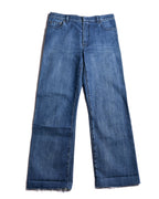 Christian Dior/ Cut Out Hem Straight Silhouette Denim