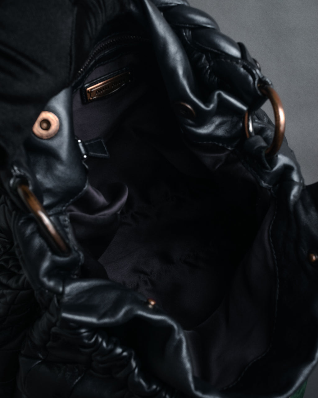 -SPECIAL- “miu miu” 2008-2012 Matelassé braided handle hobo bag