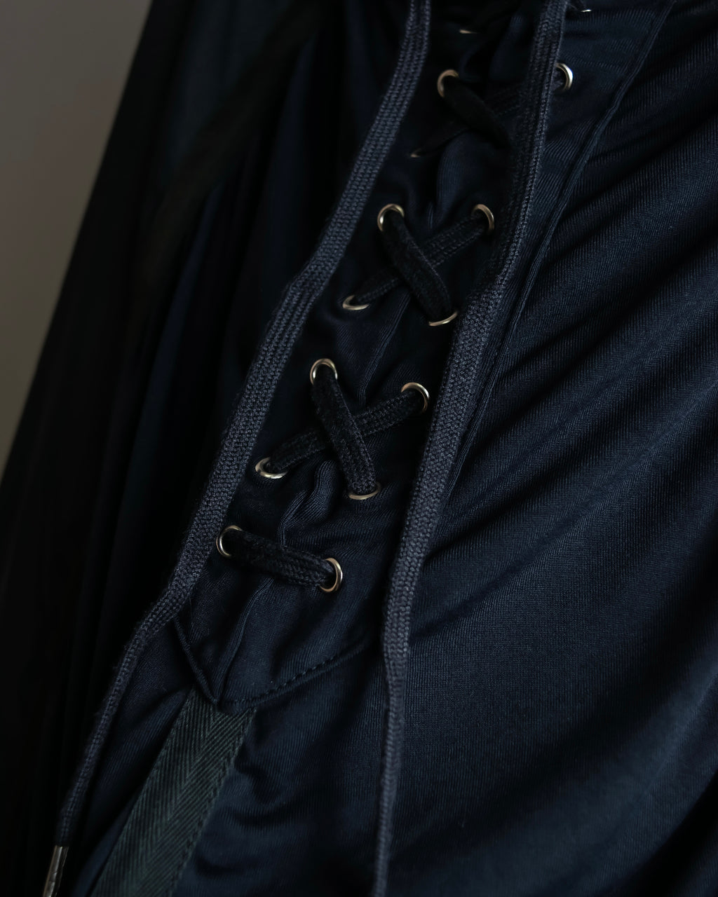 "JEAN PAUL GAULTIER MAILLE FEMME" Sheer shirring design design half pants