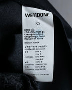 "WE11DONE" Flare silhouette super maxi skirt