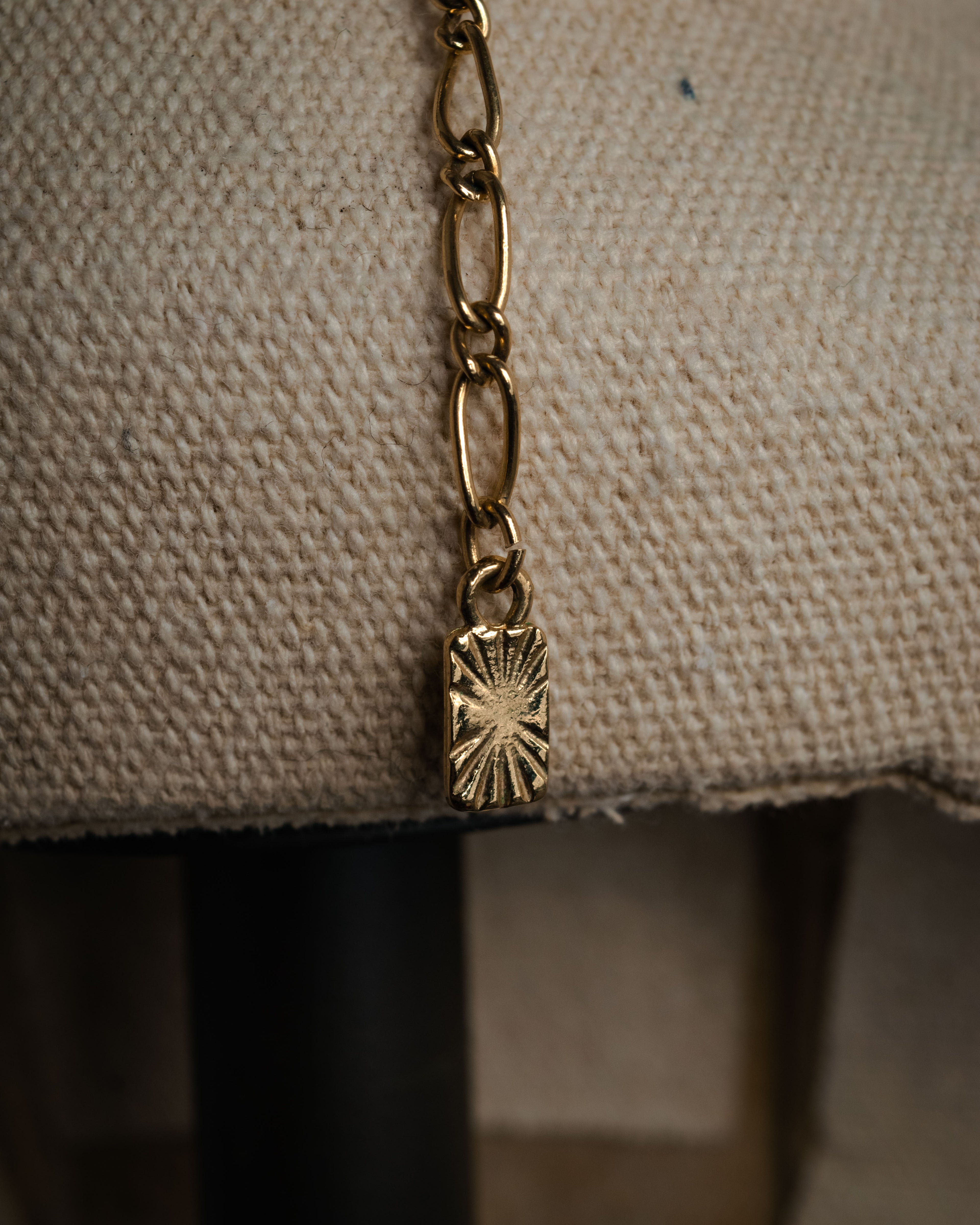 “Yves Saint Laurent” 1980’s-90’s Sculptural circle long necklace