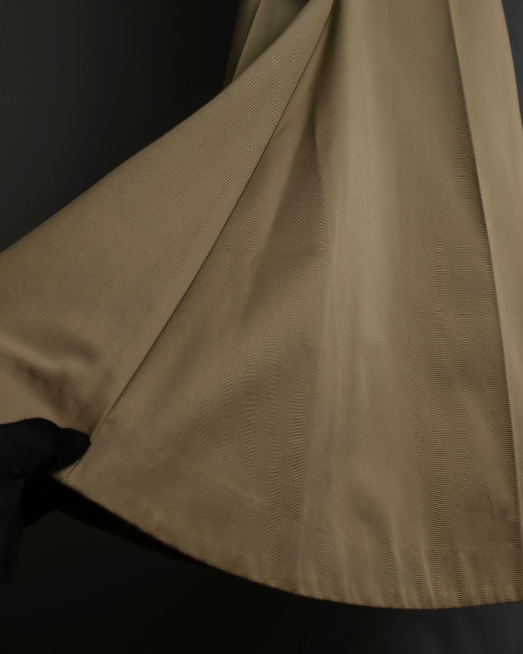 "Y's" 17AW twill woven flare silhouette jump skirt