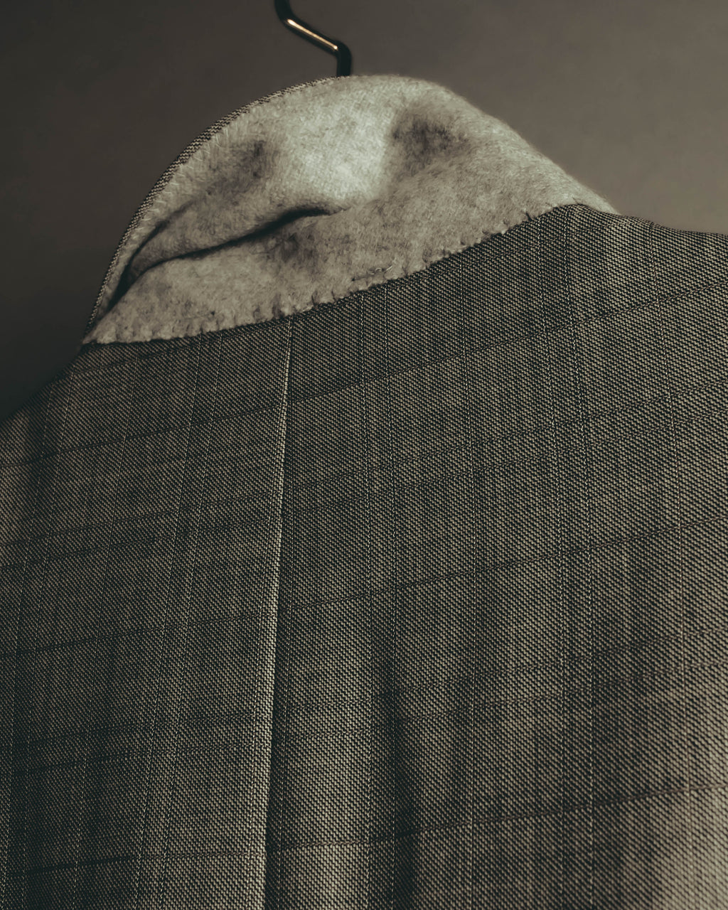"MONSIEUR by GIVENCHY" 90's Checked wool tailored blazer